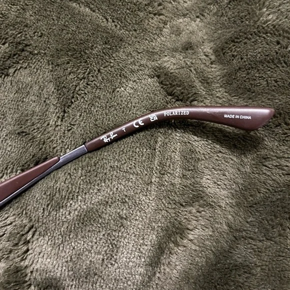 Ray-Ban men’s RB3519 aviator sunglasses gunmetal brown polarized - Picture 6 of 9